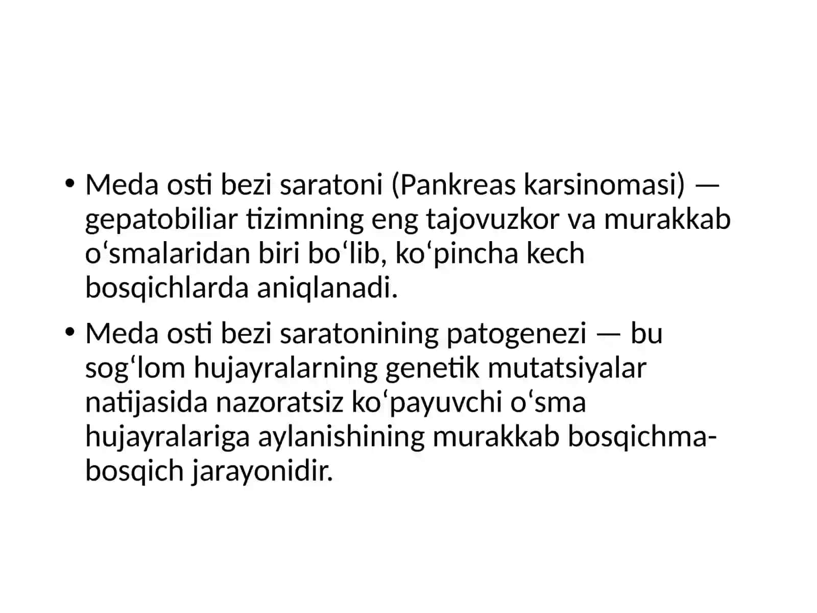 Meda osti bezi saratoni 2