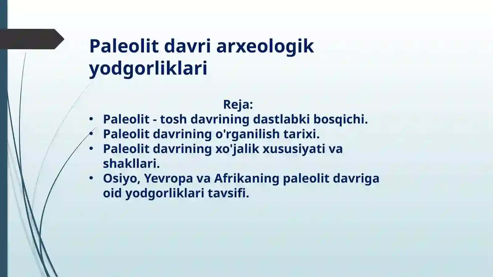 Paleolitdavri arxeologik yodgorliklari 2