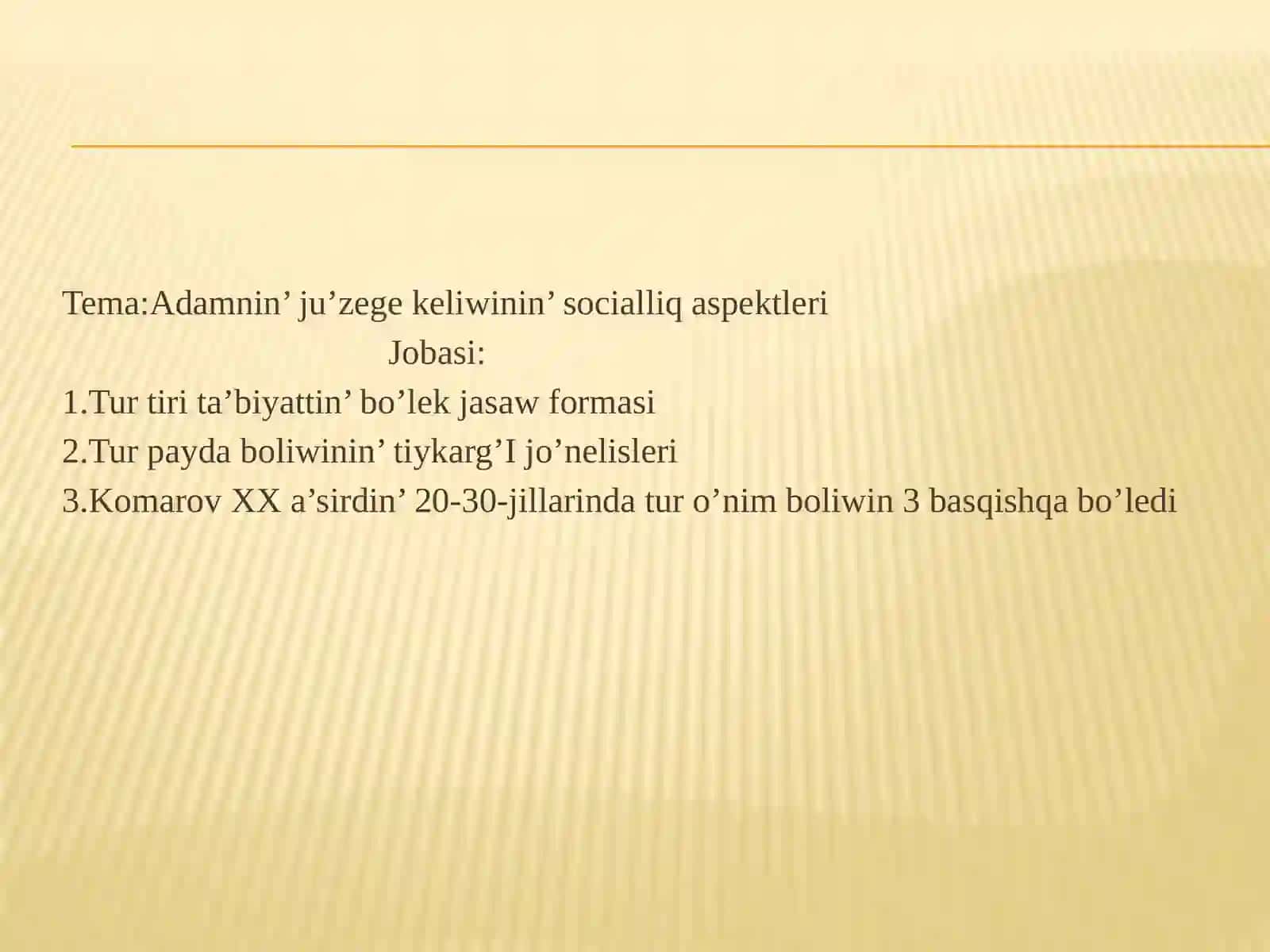 Insanevolyutsiyasi haqida 2