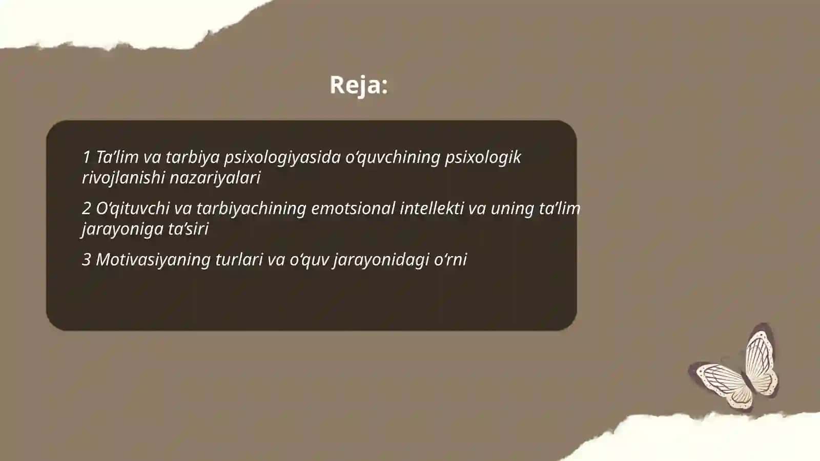 Ta’lim va Tarbiya psixologiyasi 2