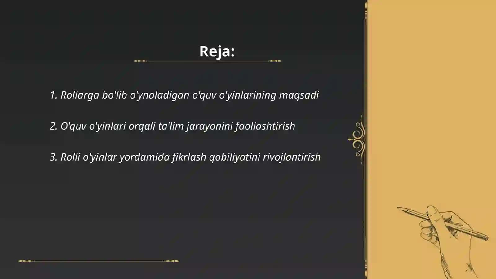 O'quv o'yinlari orqali ta'lim jarayonini faollashtirish 2