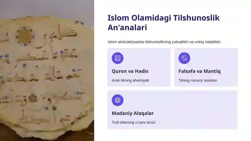 Sharq mutafakkirlarining til shakllanishiga oid qarashlari 2