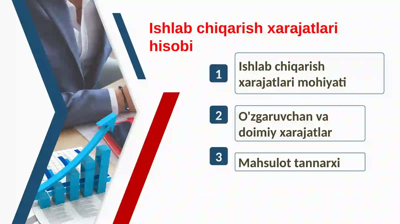Ishlab chiqarish xarajatlari hisobi 2