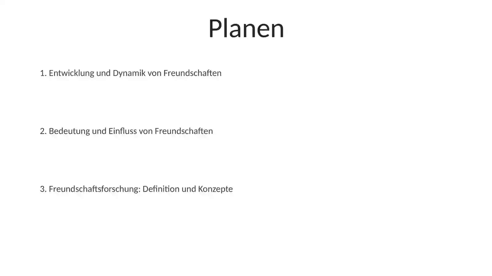 Freundschaftsforschung 2