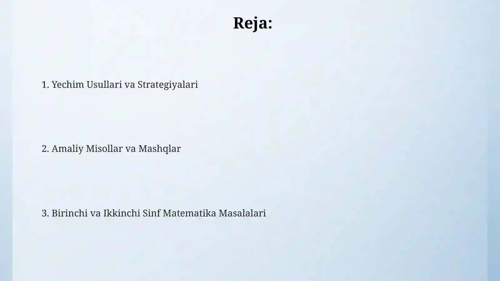 Matematika darsliklari 2