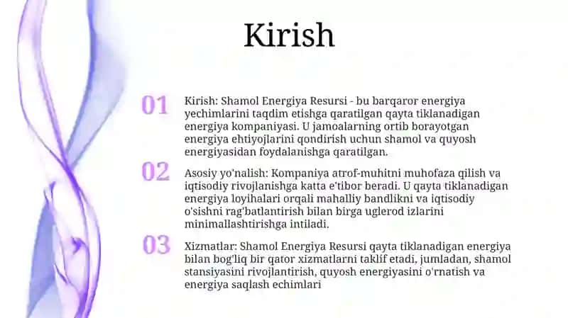 Shamol Energiya Resursi 2