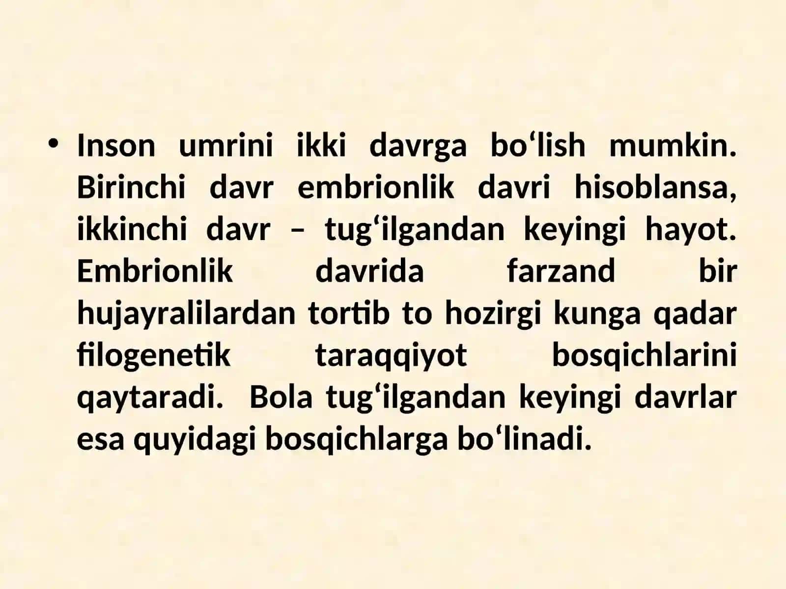 INSON PSIXIKASINING ONTOGENEZDA RIVOJLANISHI 2