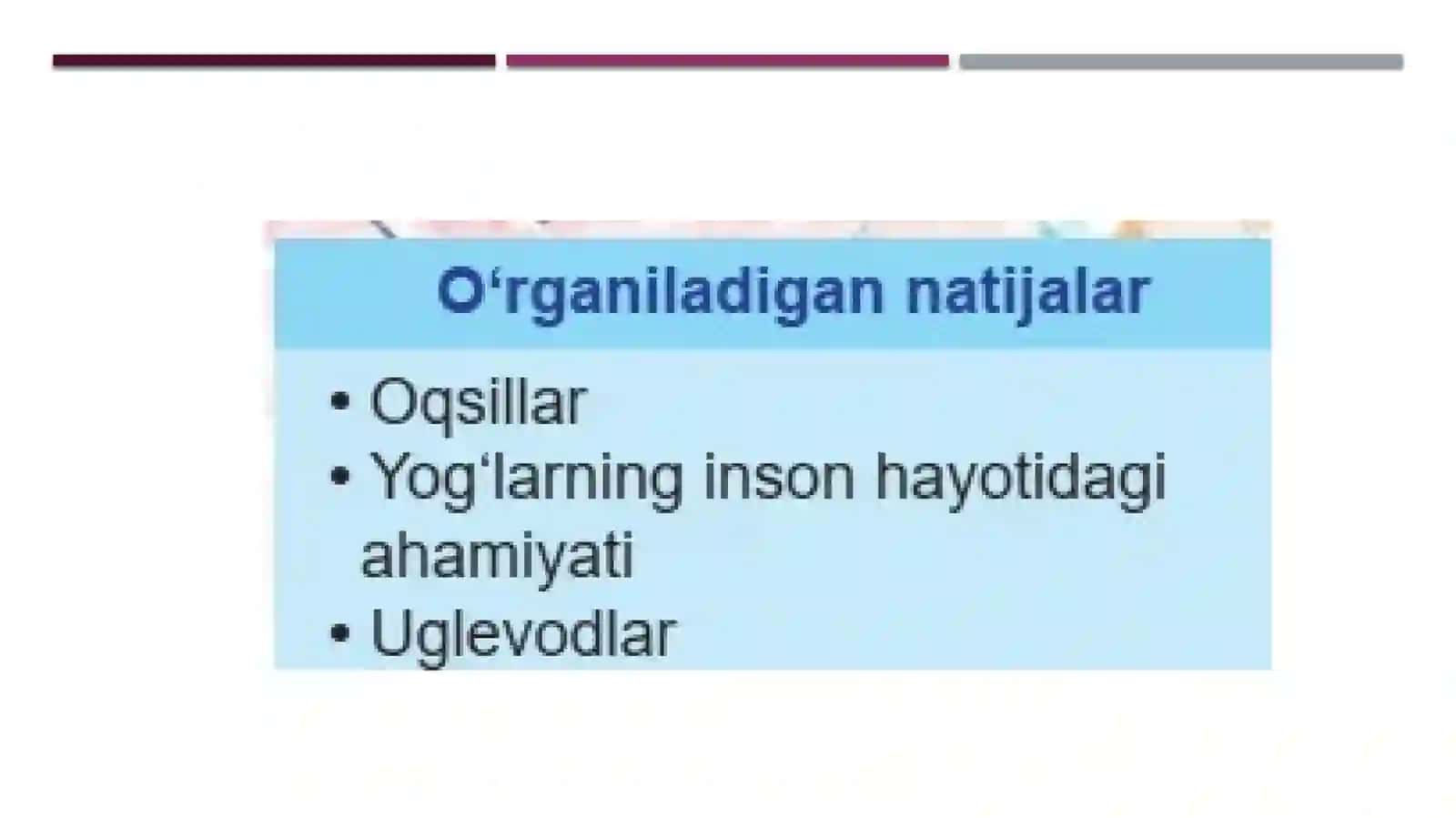 Oqsillar.Yog`lar.uglevodlar 2