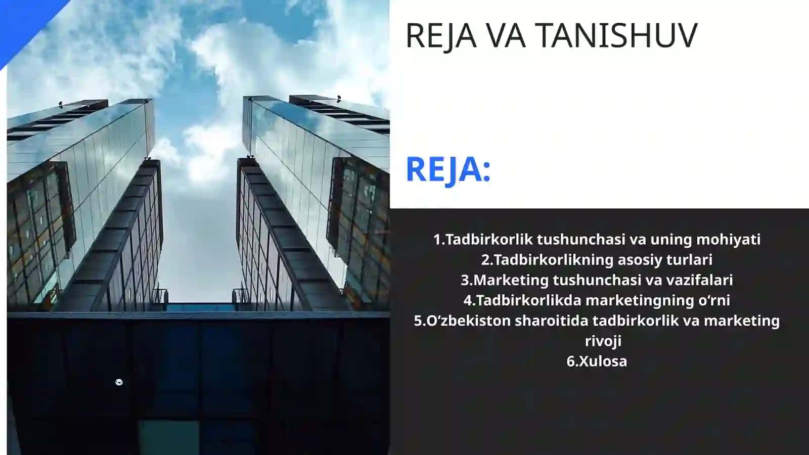 TADBIRKORLIK VA MARKETING 2
