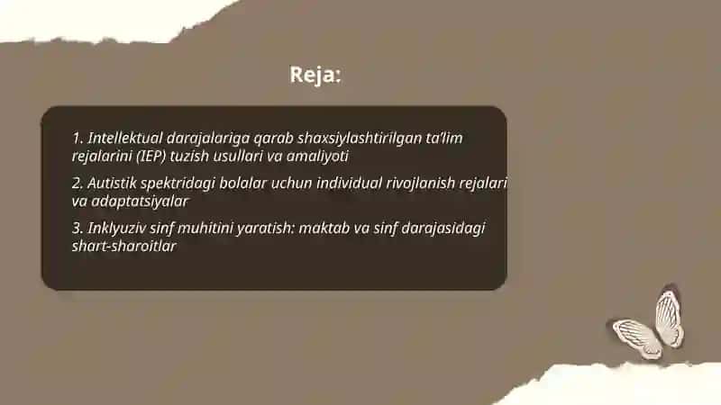 Inklyuziv Ta'lim Strategiyalari 2