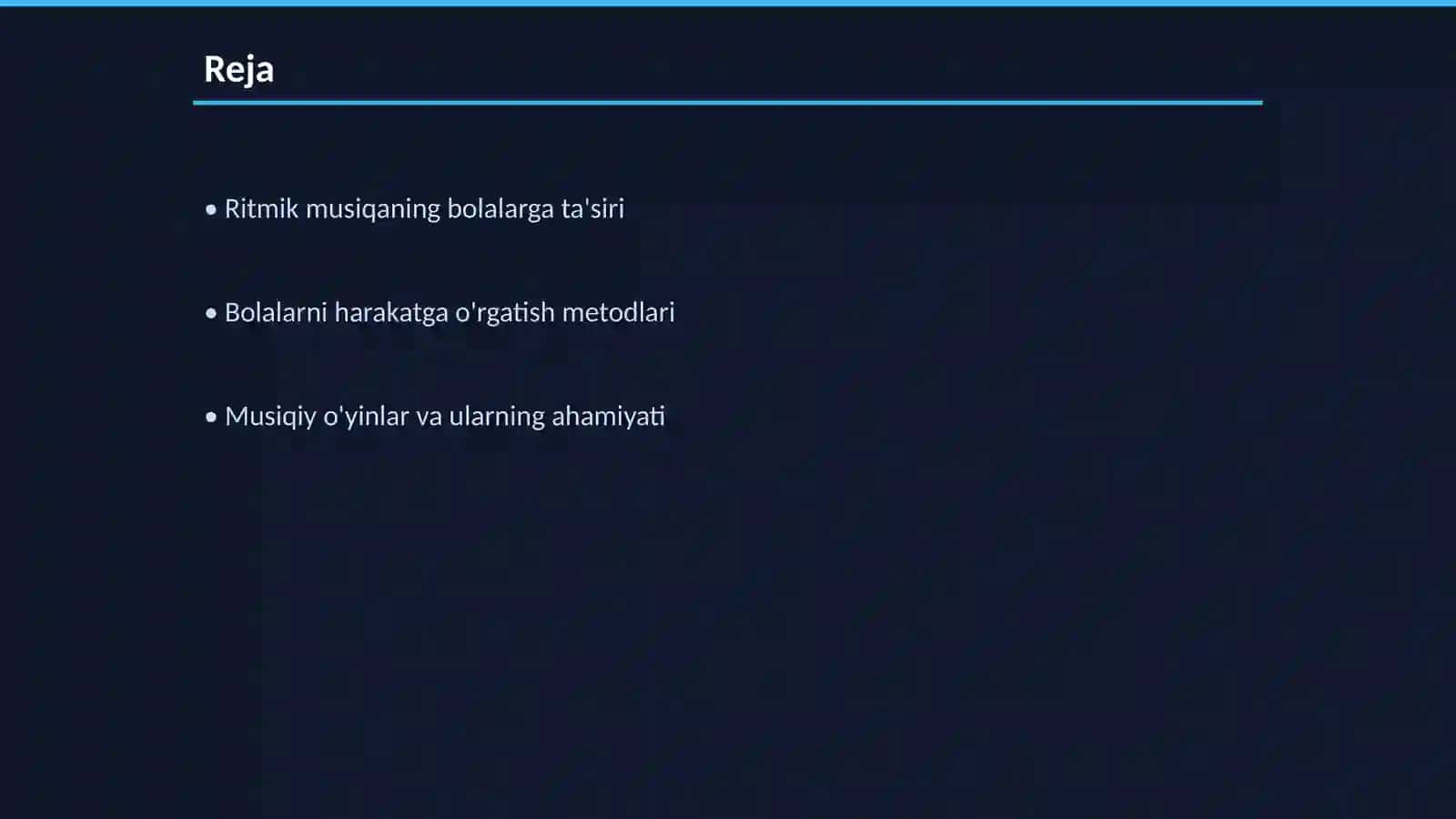 Bolalarni ritmik musiqaviy harakatlarga o'rgatish 2
