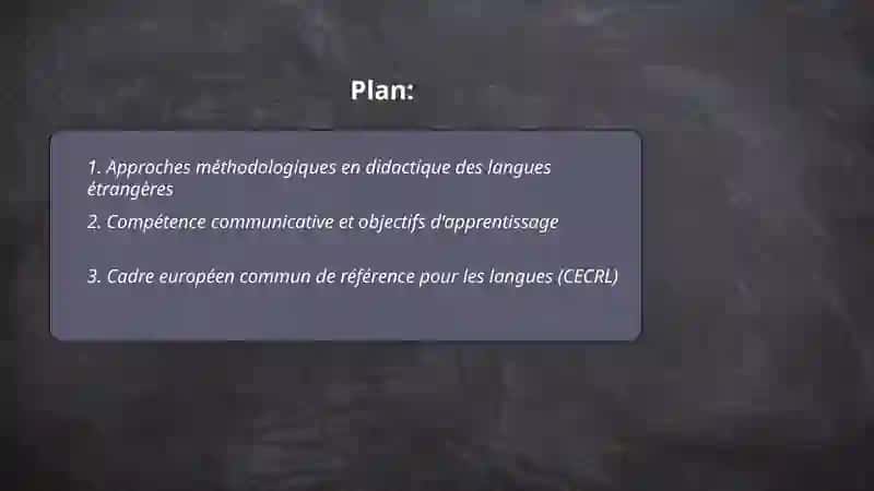 Approches méthodologiques en didactique des langues étrangères 2