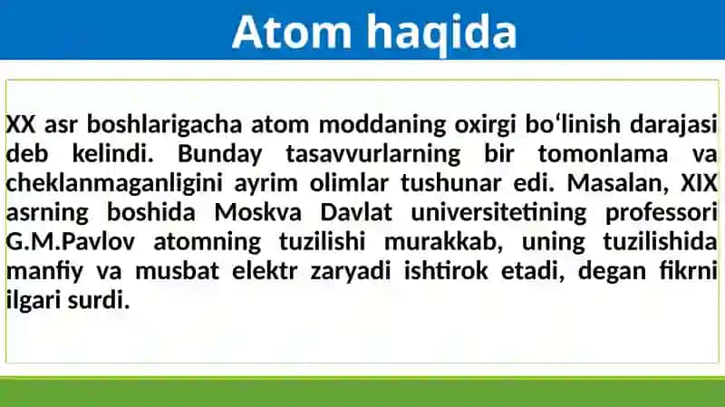Atomtuzilishi 2