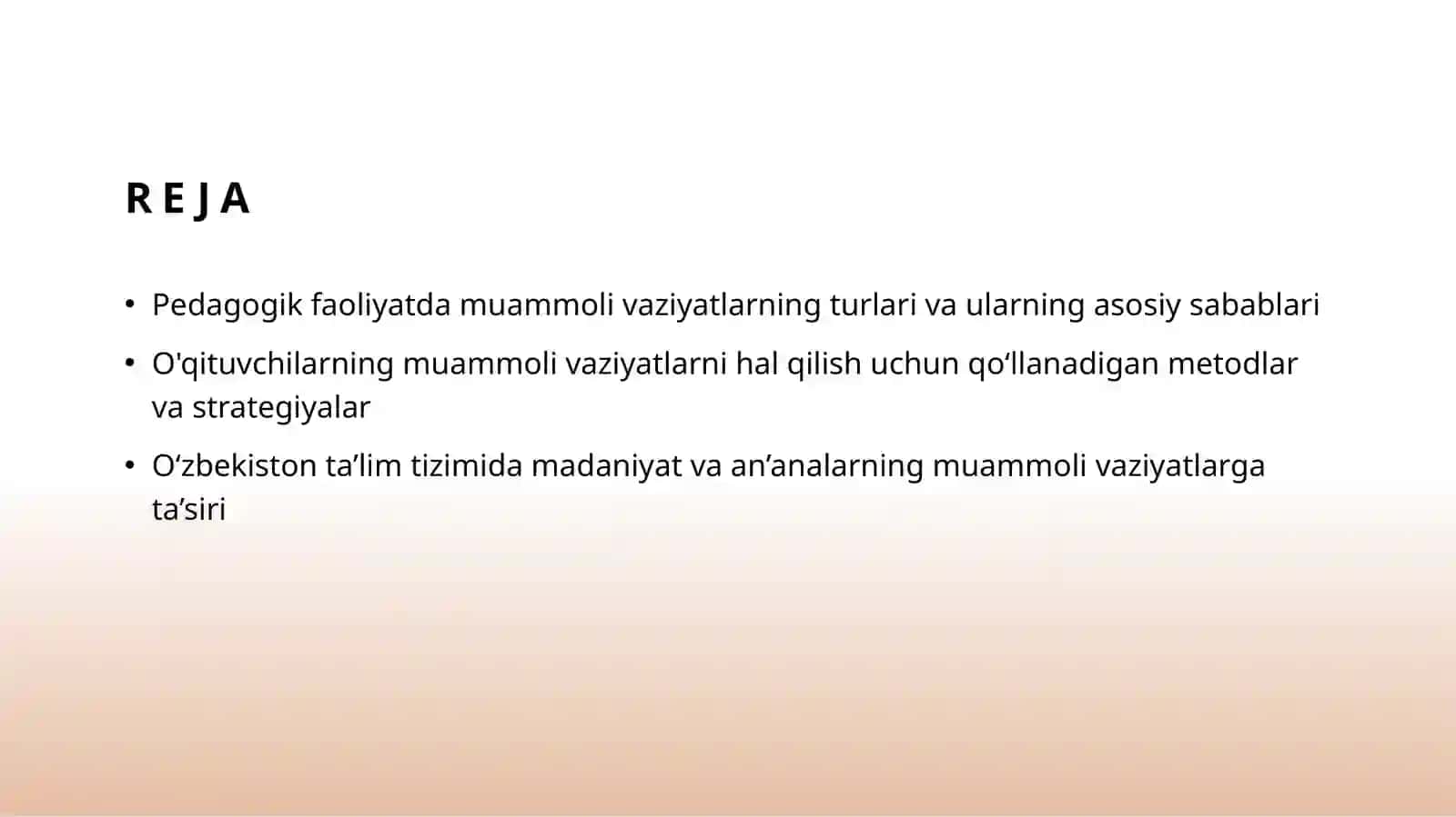 Pedagogik faoliyatda muammoli vaziyatlar 2