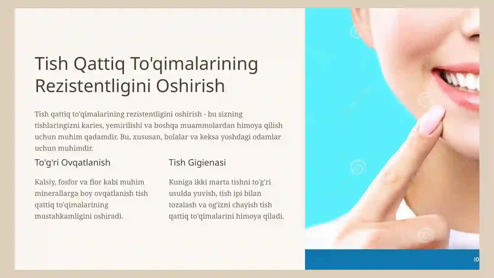 tish qattiq toʻqimalarining rezistentligini oshirish usullari 2