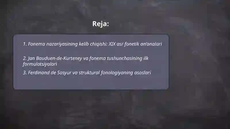 Fonema nazariyasi tarixi 2