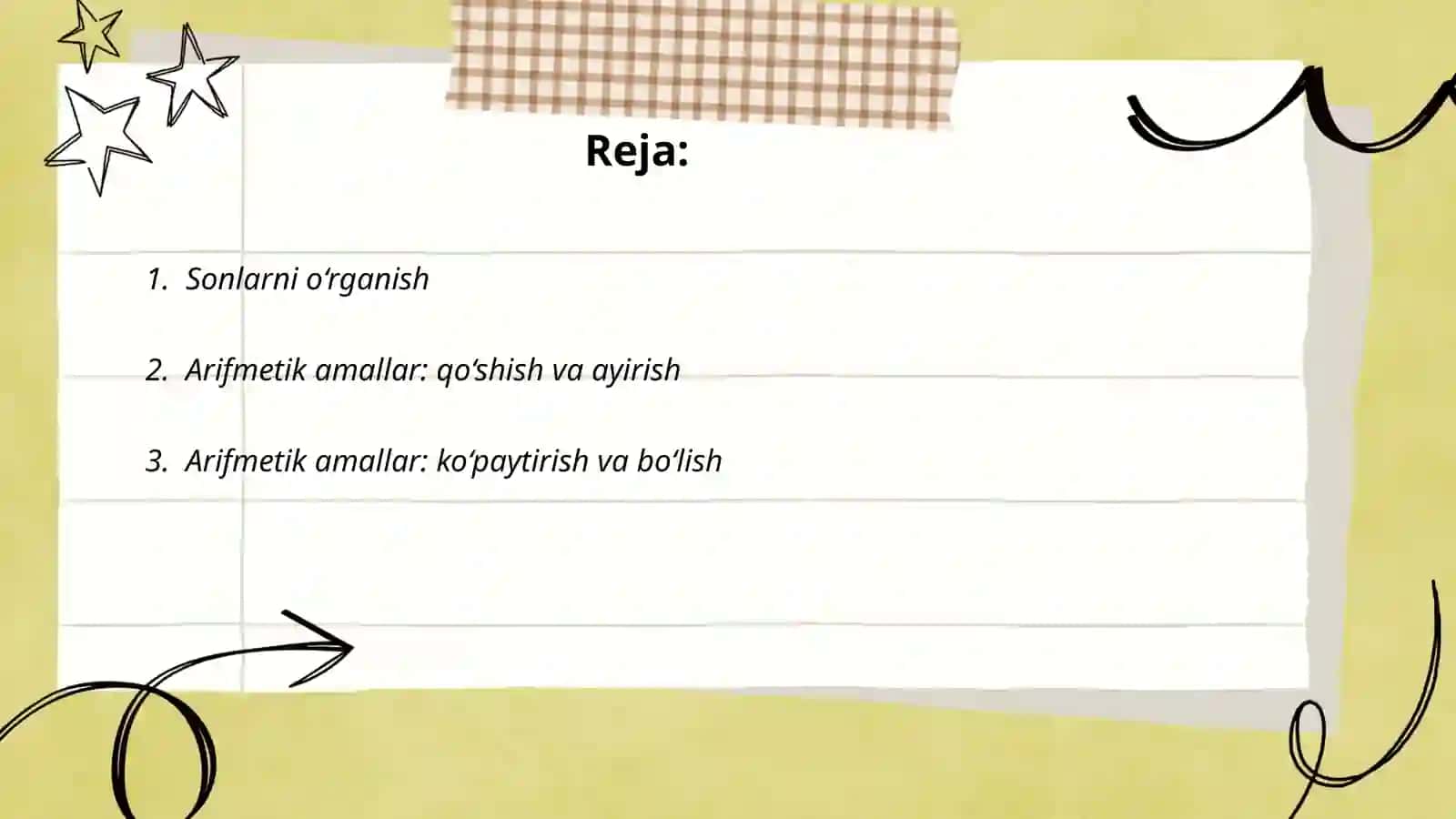 Boshlangʻich sinf matematika kursining mazmuni va tuzilishi 2