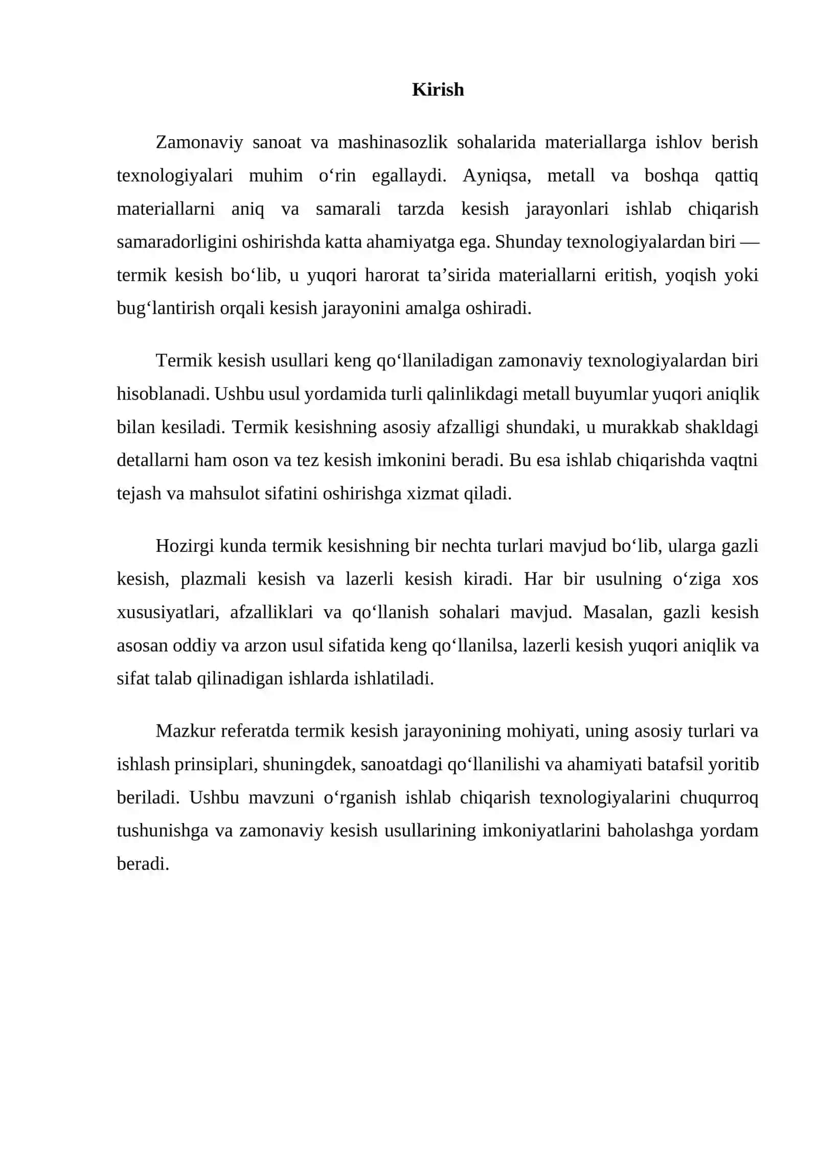 Termik kesish 2