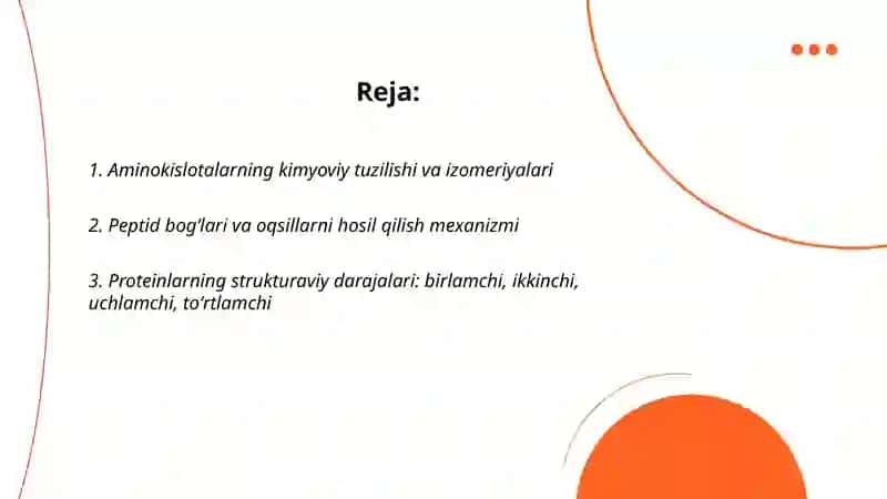 Oqsillar va aminokislotalar 2