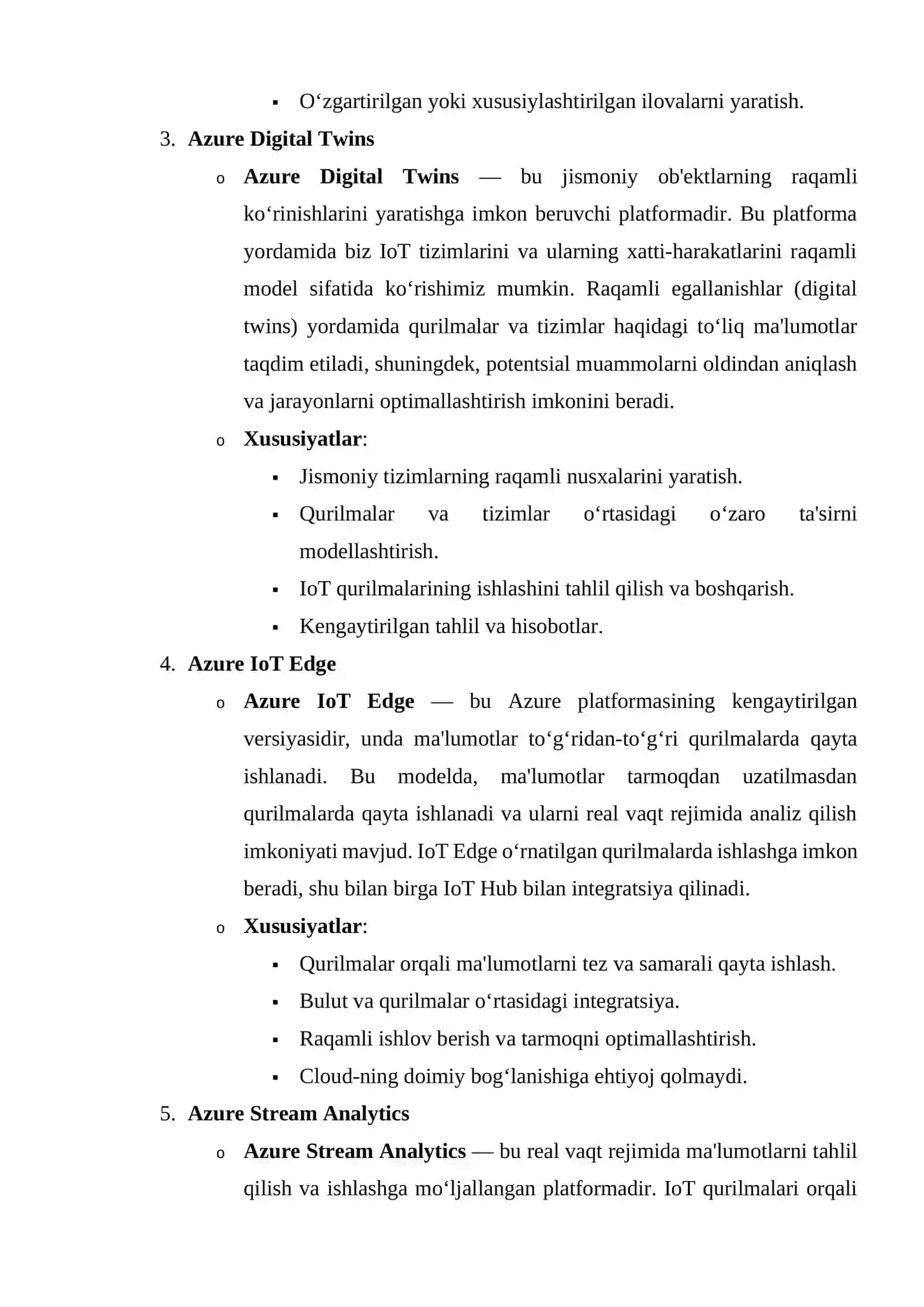 Microsoft Azure IoT Texnologiyasi 2