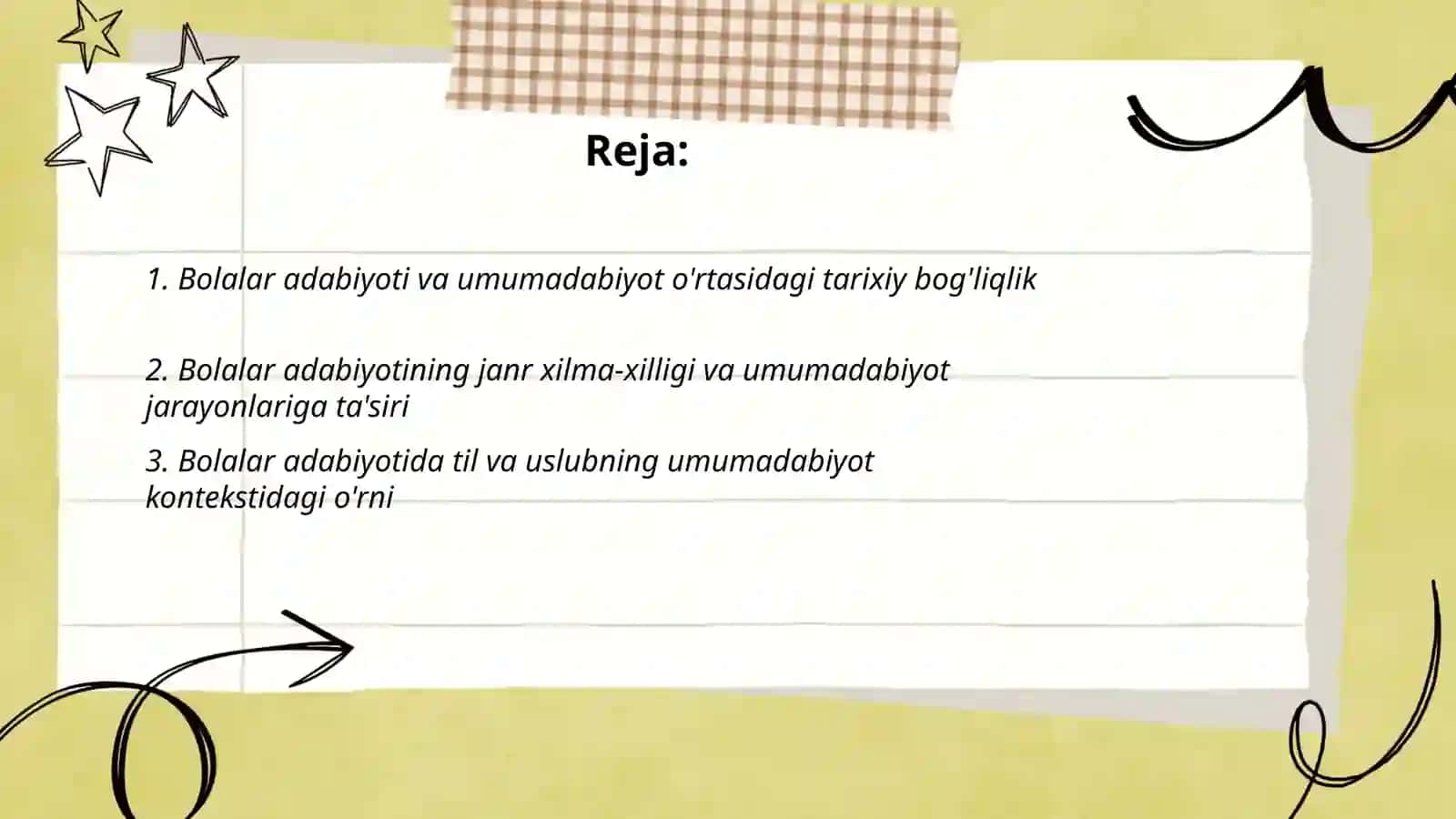 Bolalar adabiyotini umumadabiyotga alaqadorligi 2