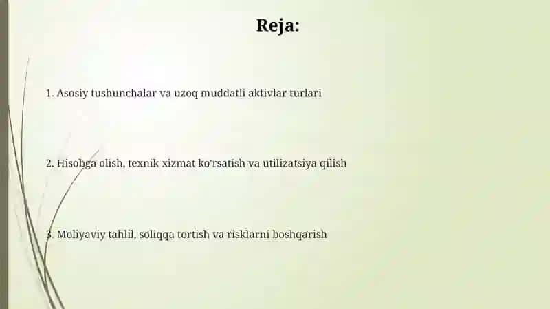 Uzoq muddatli aktivlar: Ta'rif va turlari 2