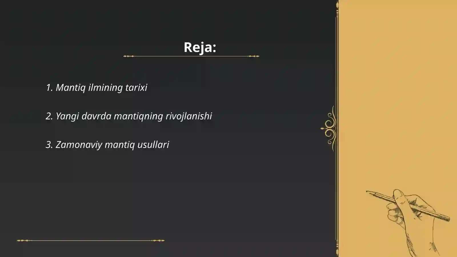 Yangi davrda mantiq ilmining rivojlanishi 2