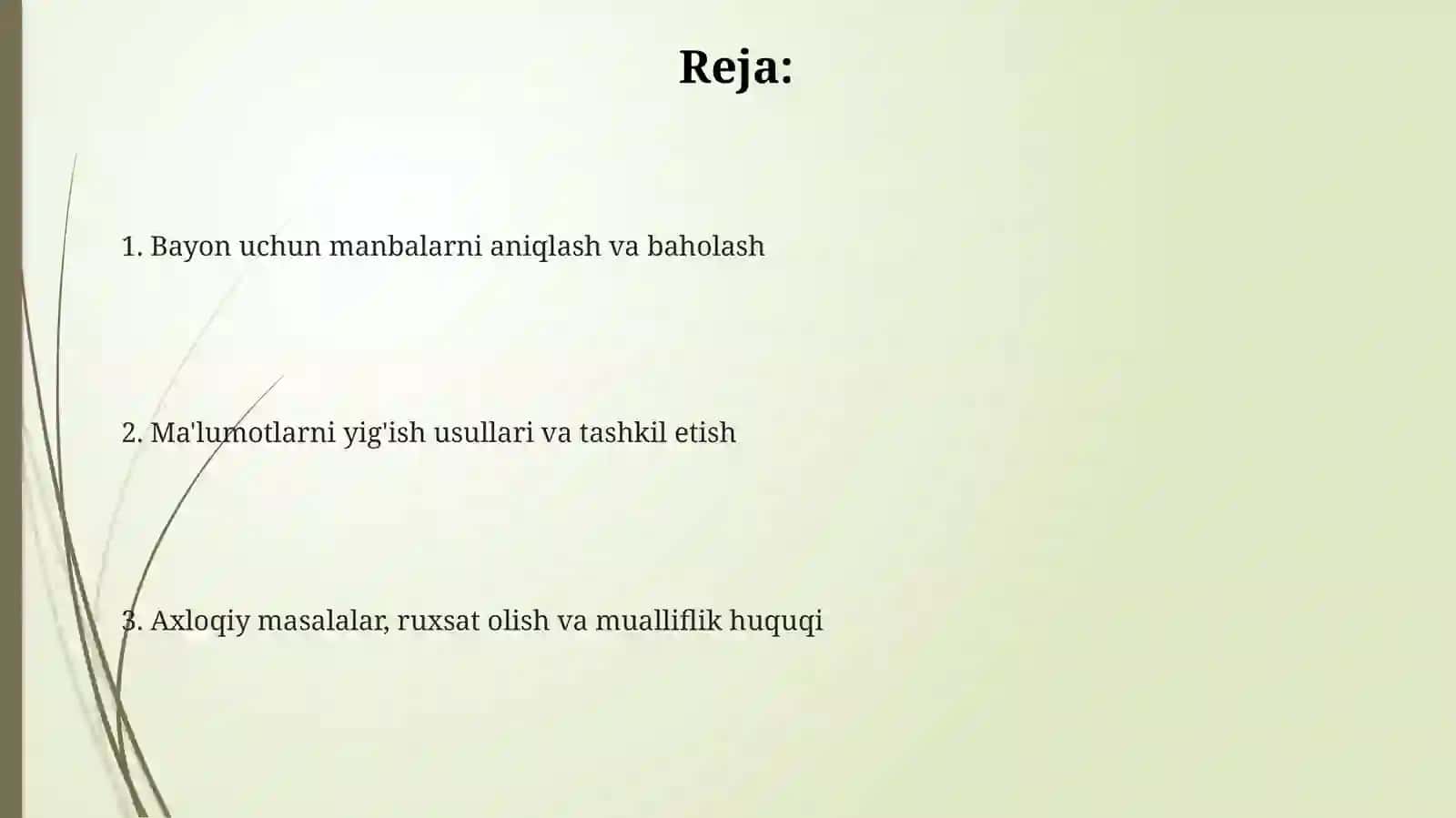 Bayon uchun material toʻplash 2