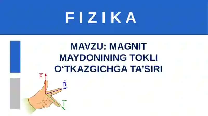 MAGNIT MAYDONINING TOKLI O‘TKAZGICHGA TA’SIRI 2