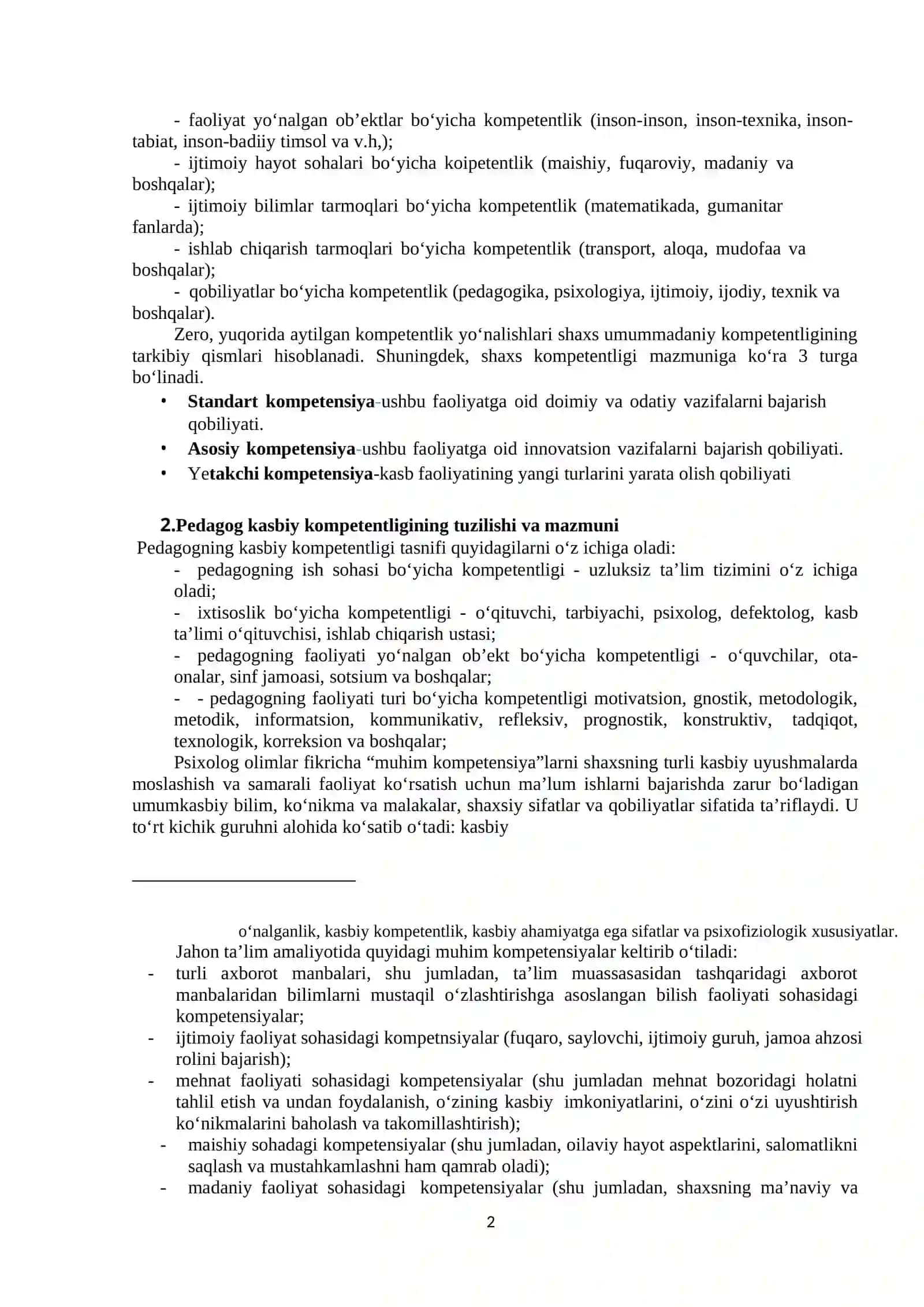 10-mavzu. Pedagogik kompetentlik va kreativlik 2