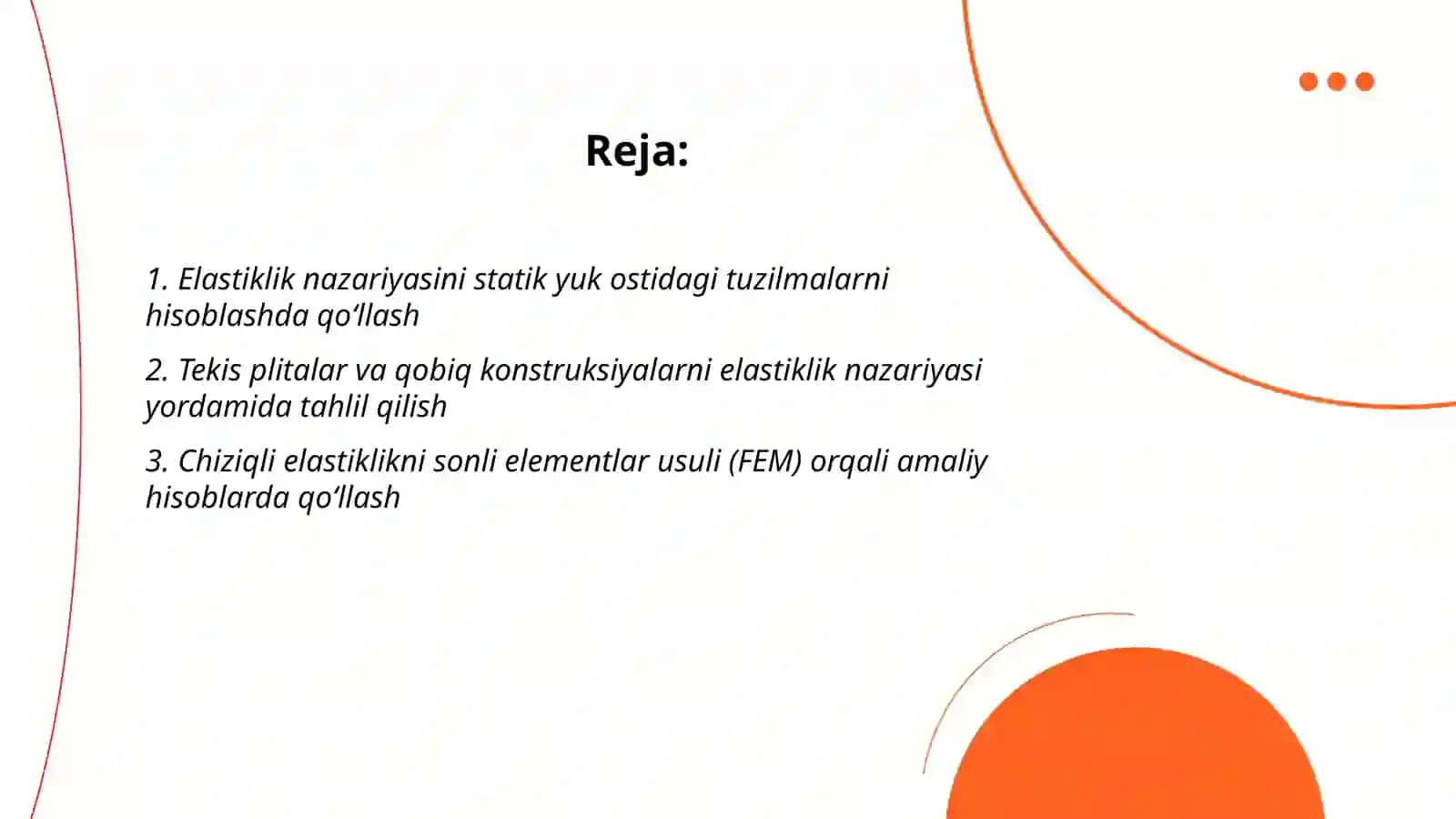 Elastiklik nazariyasini amaliyotda qoʻllash usullari 2