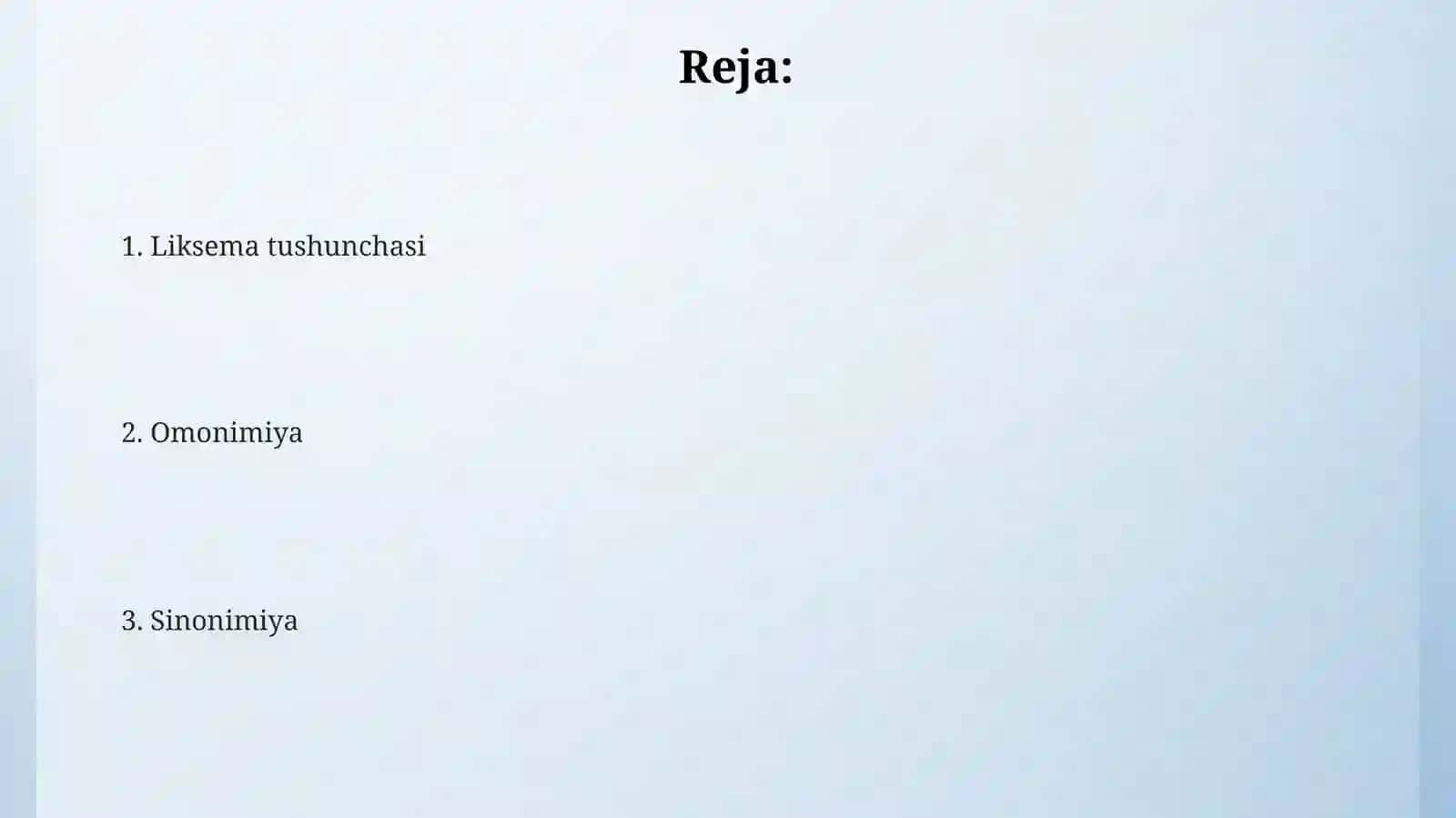 Liksema tushunchasi 2