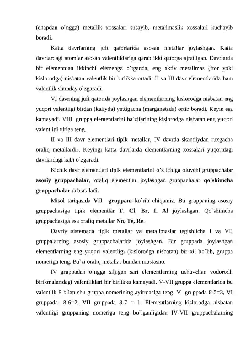 D.I.Mendeleevning davriy qonunivaelementlardavriyjadvali 2