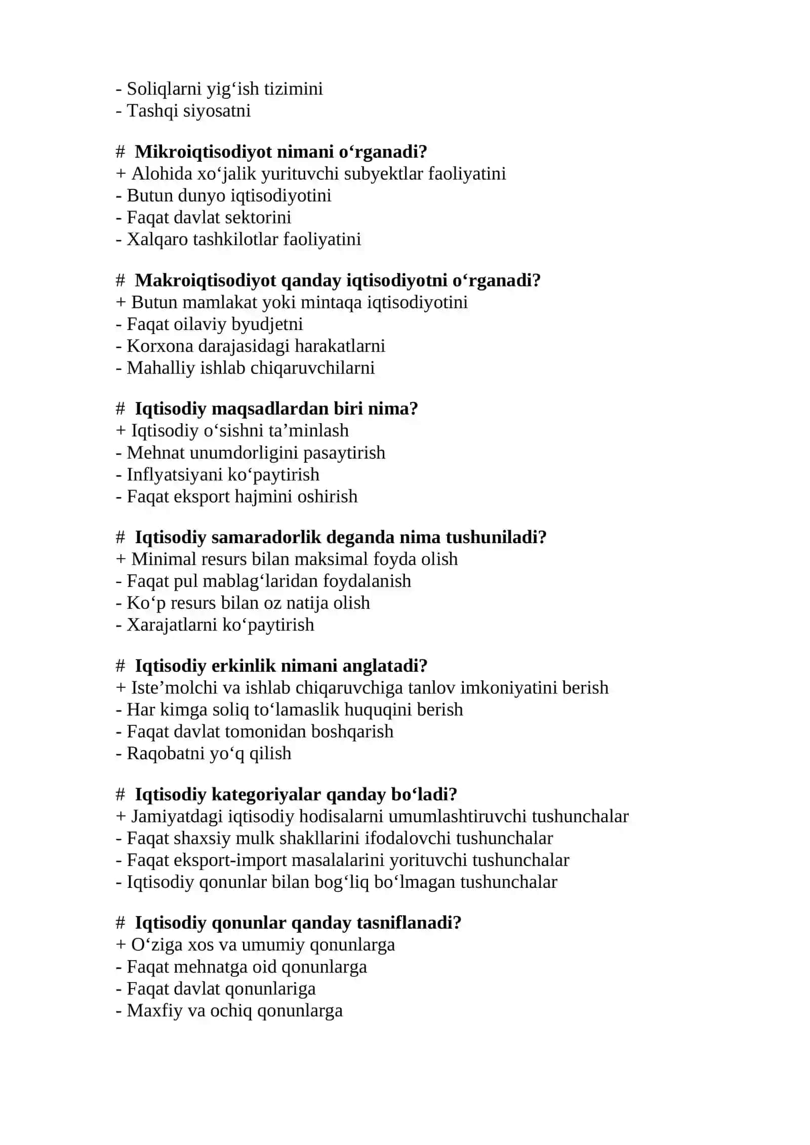 Atrof muhit va resurslar iqtisodi 2