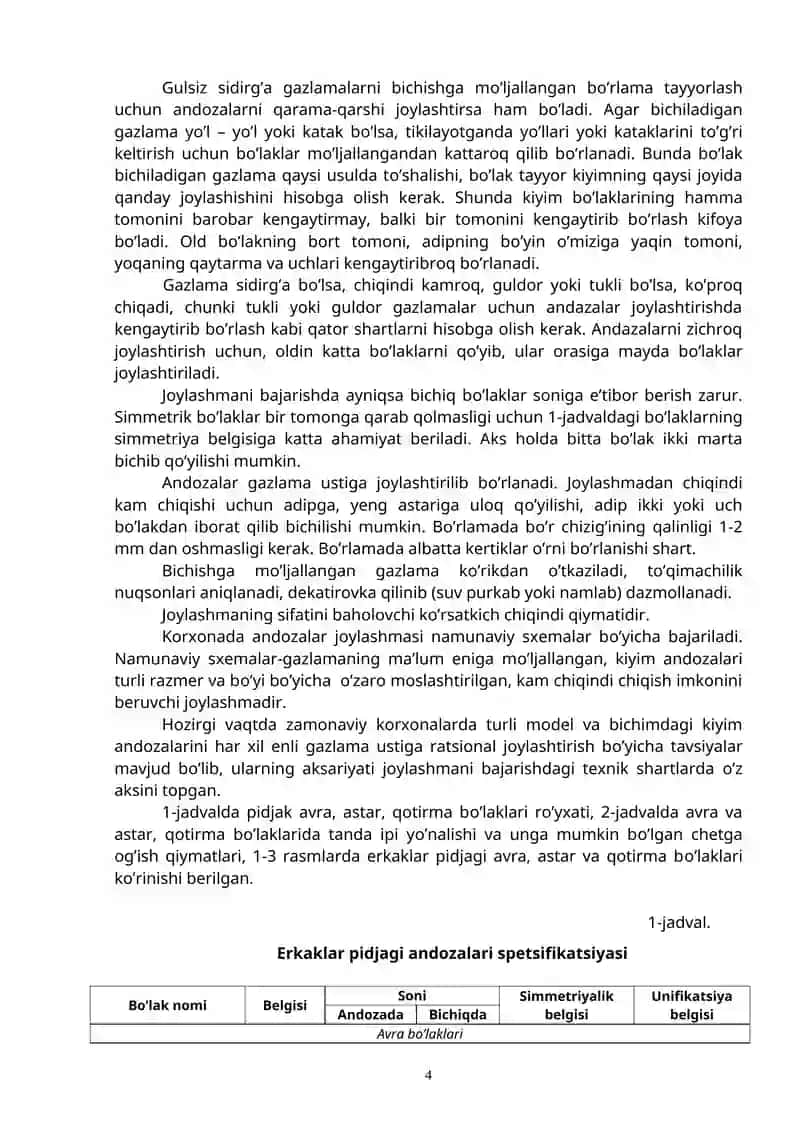 "Erkaklar pidjagi bo’laklarini bichish" 2