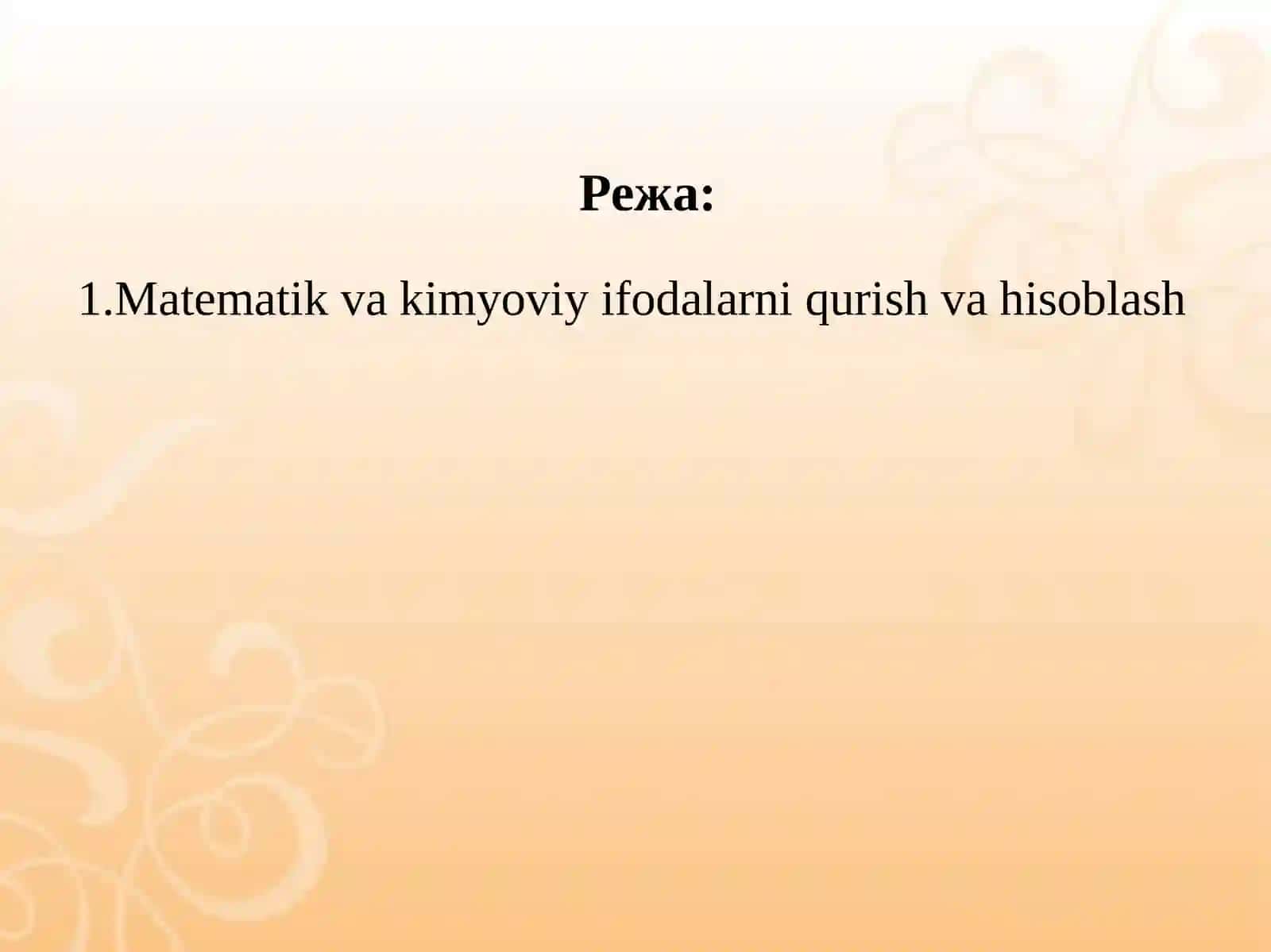 MatCAD dasturi haqida umumiy tushuncha 2