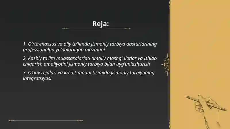 Jismoniy Tarbiya Dasturlari 2