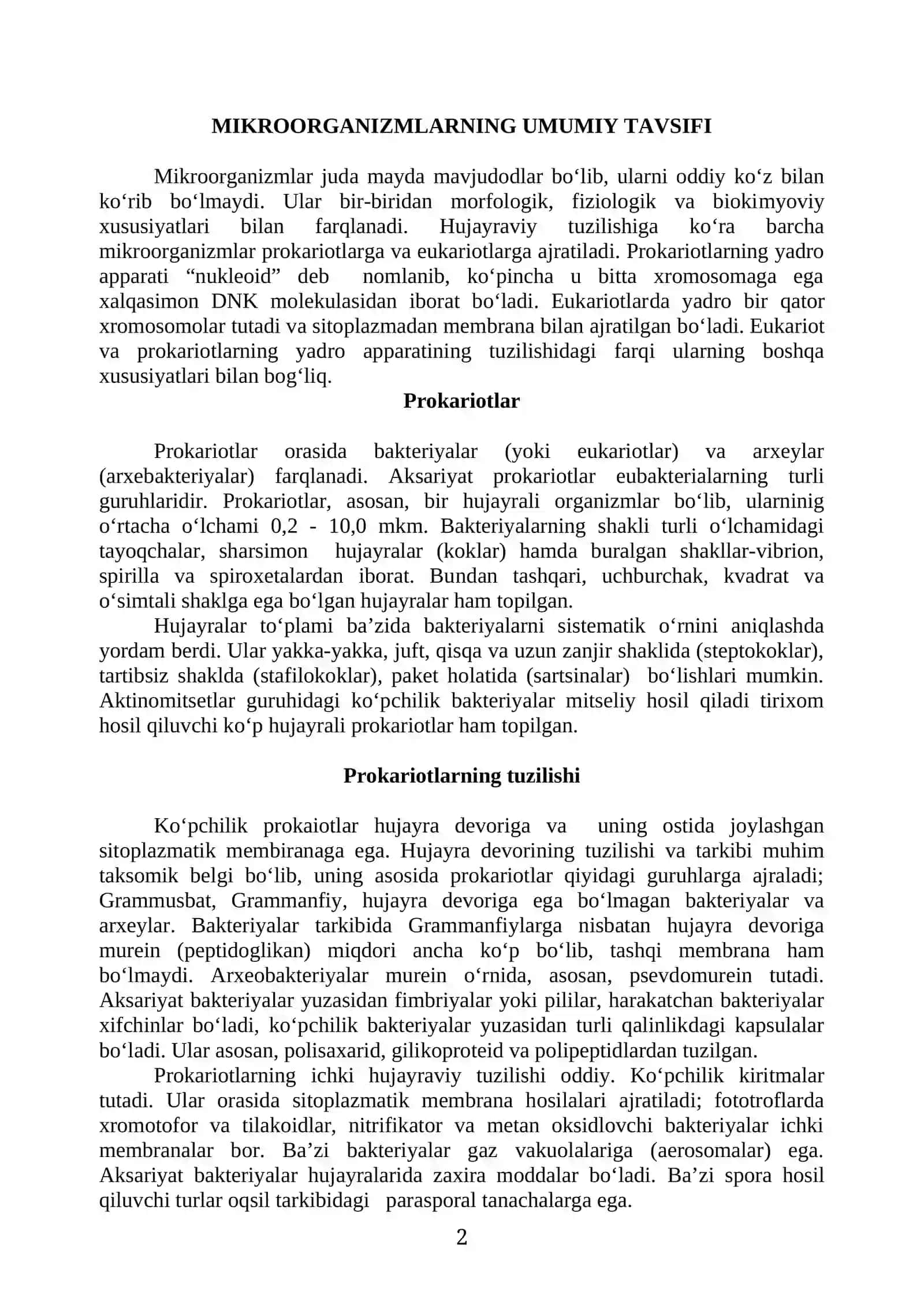 MIKROBIOLOGIYA VA VIRISULOGIYA 2