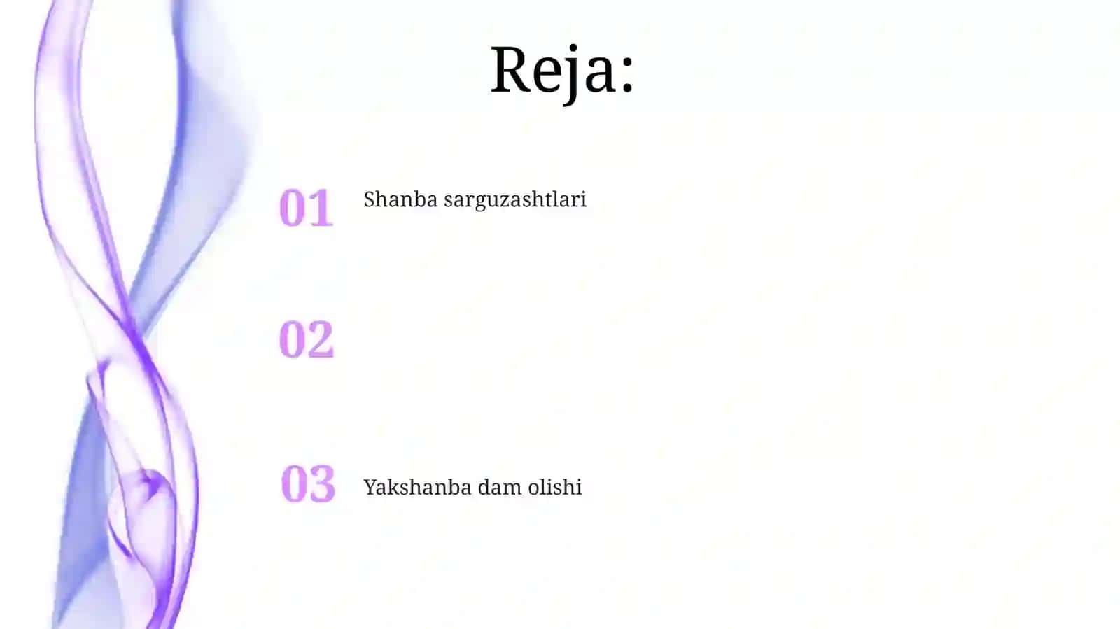 Yakshanba sarguzashtlari 2