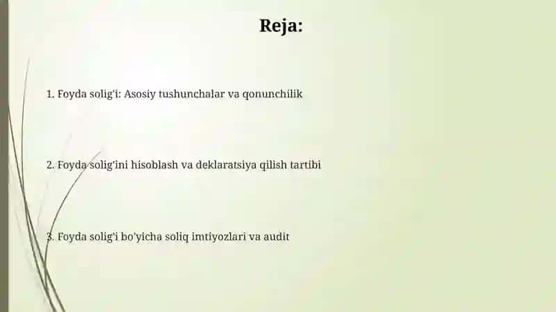 Foyda solig'i 2