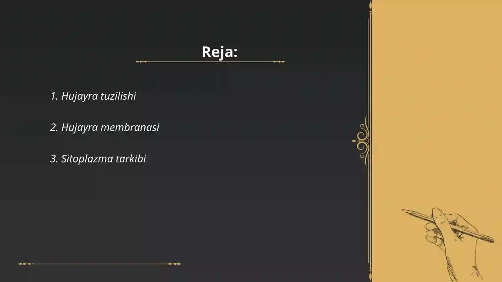 Hujayra tuzilishi 2