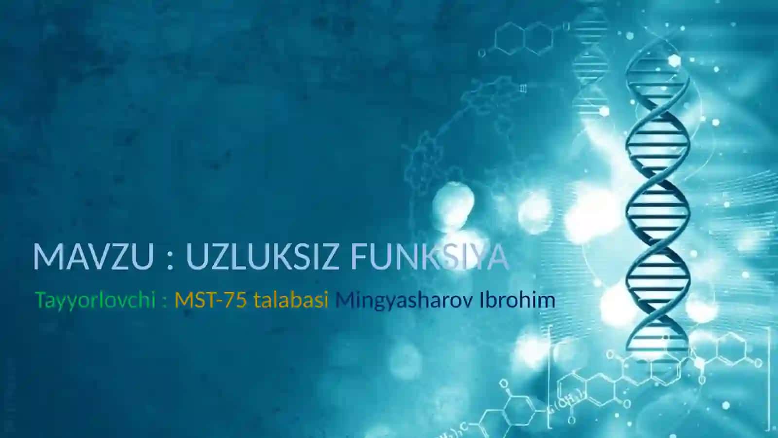 UZLUKSIZ FUNKSIYA 2