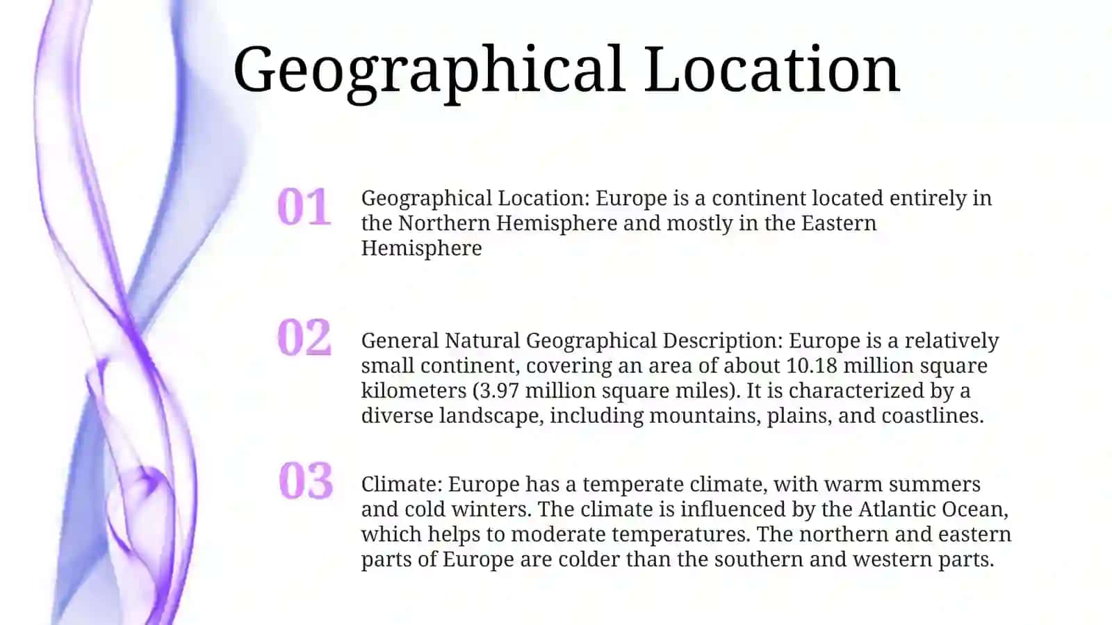 General Natural Geographical Description Of Europe 2