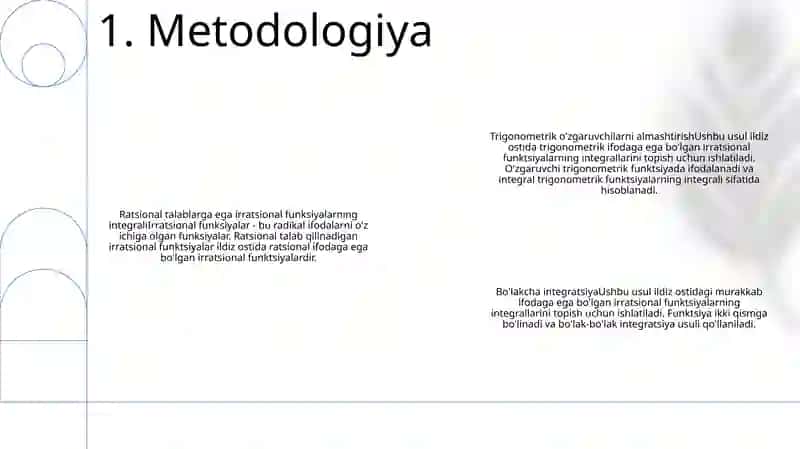 Irratsional Funksiyalarini Integrallash 2