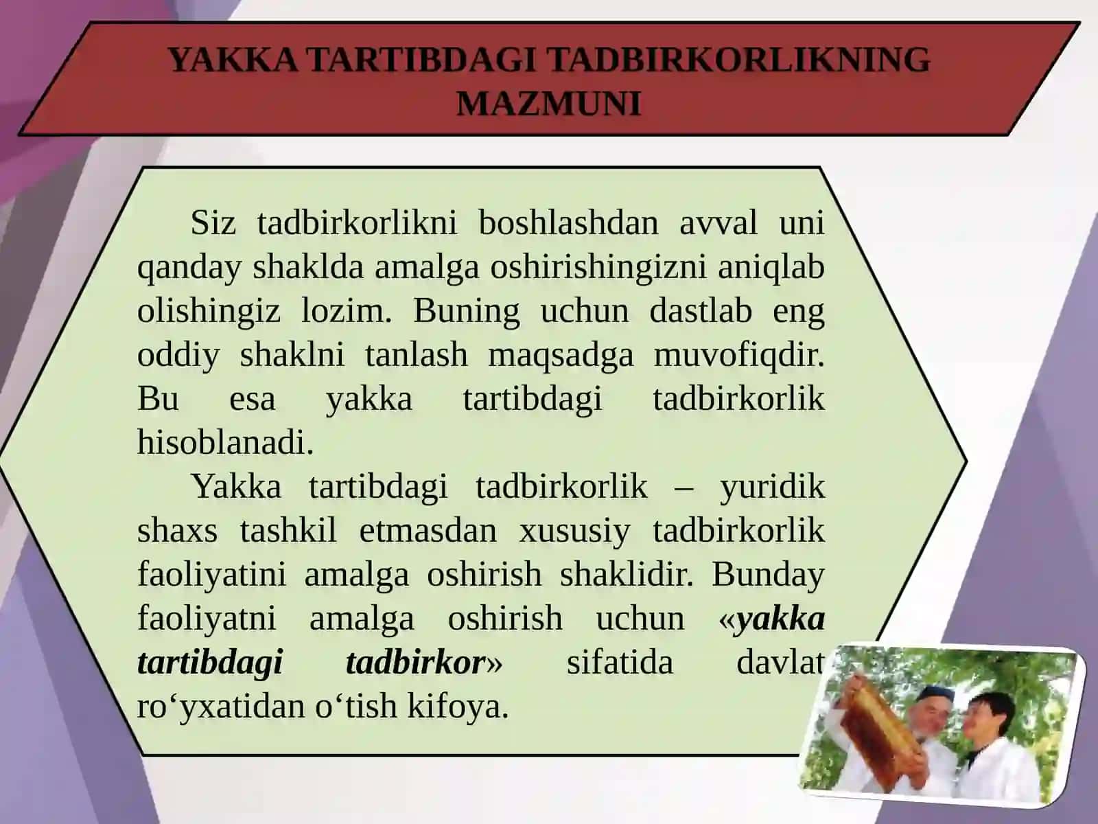 YAKKA TARTIBDAGI TADBIRKORLIK 2