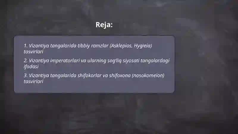 Vizantiya tibbiyotida numizmatika 2