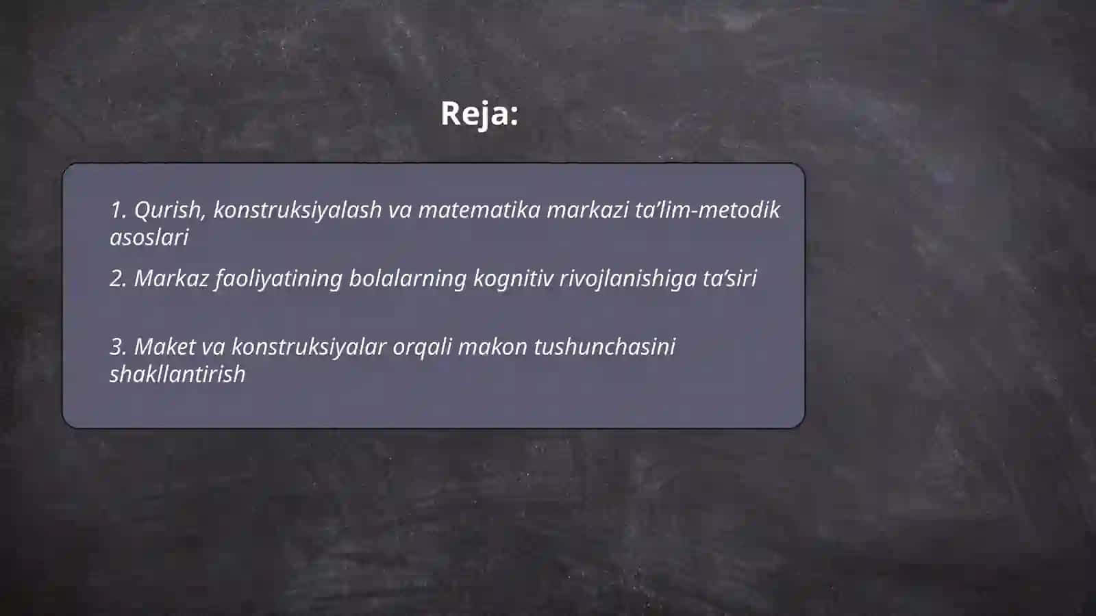 Qurish, konstruksiyalash va matematika markazining o‘rni 2