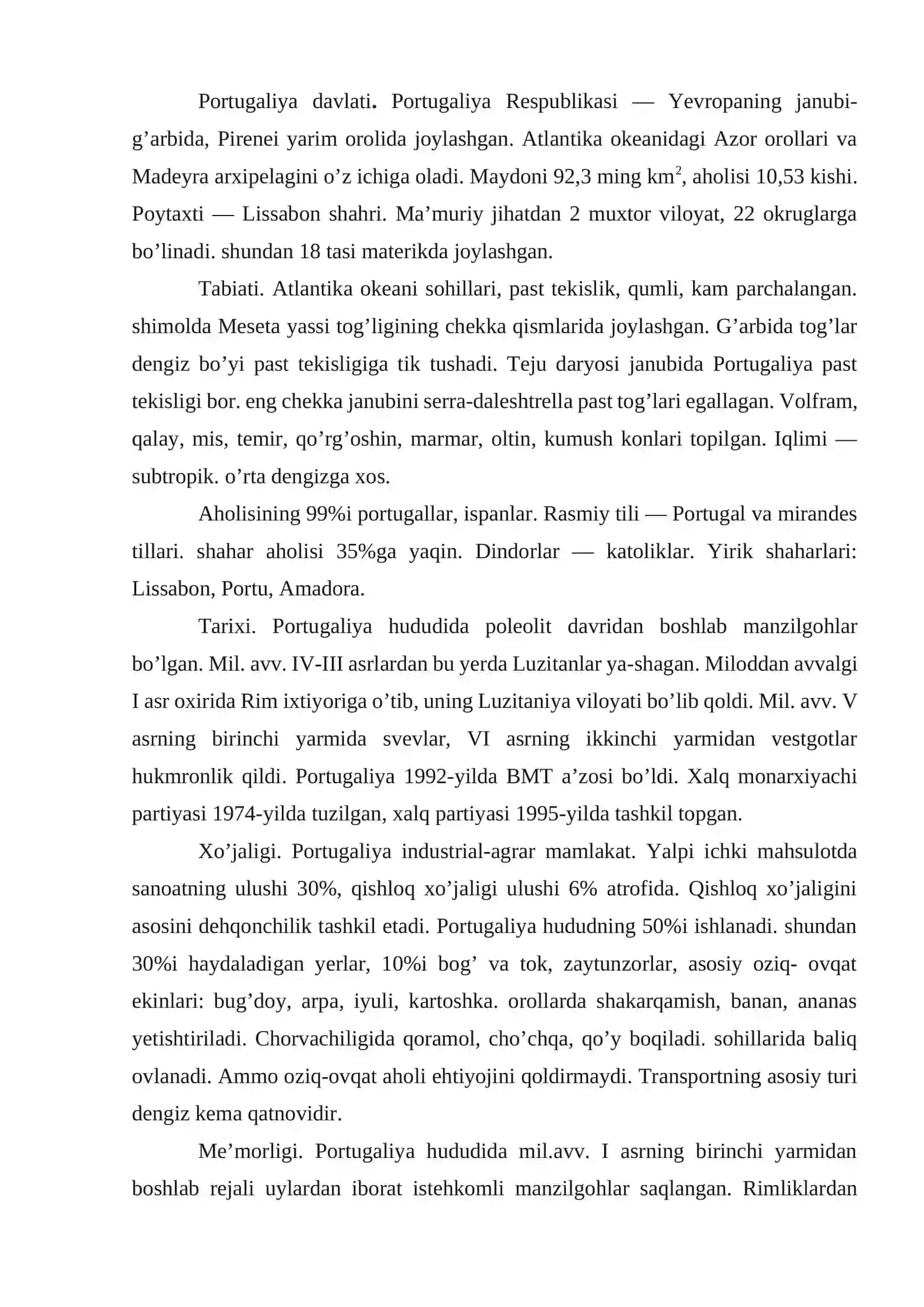 Portugaliya muzeylari 2