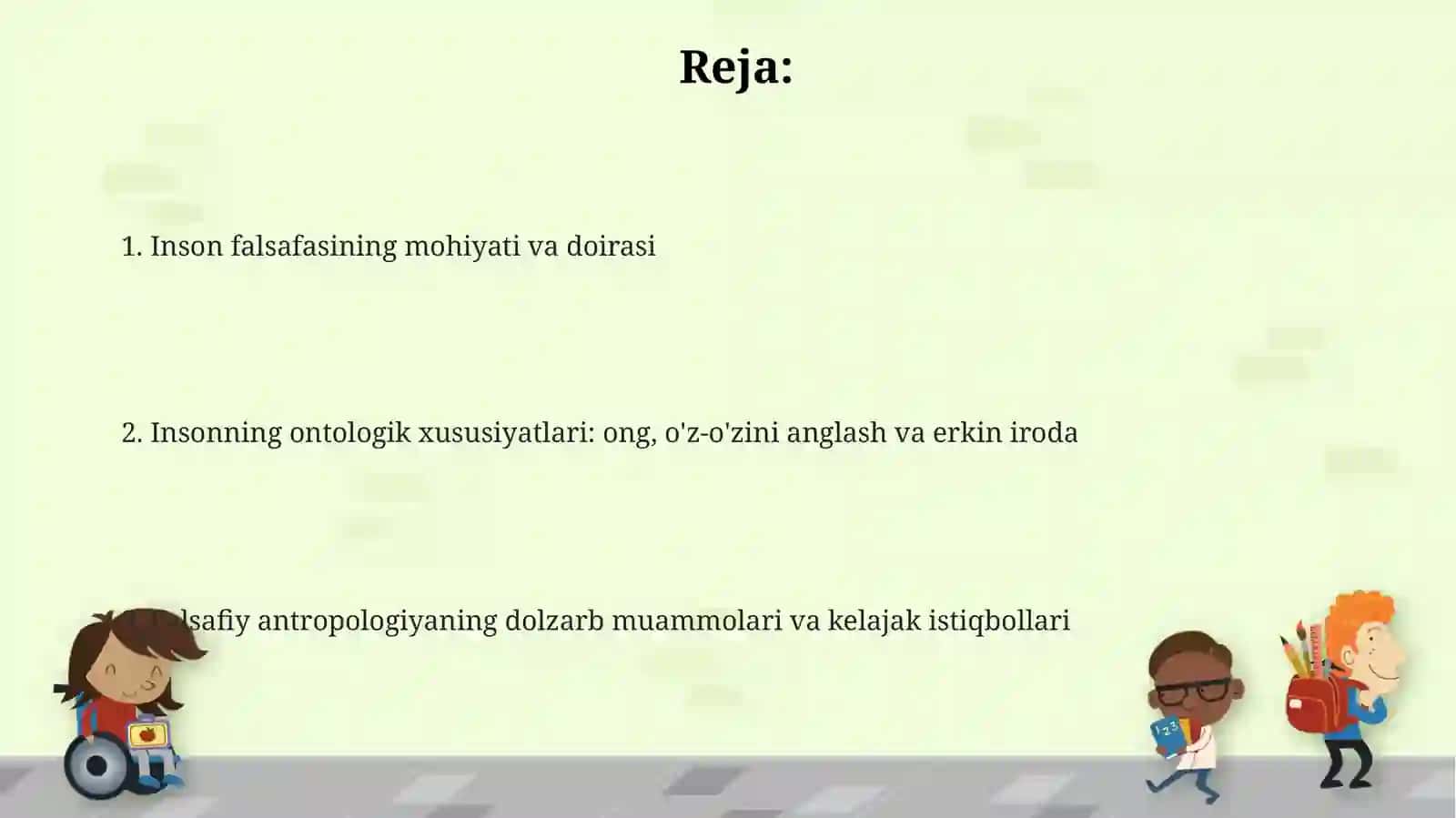 Inson falsafasi(Falsafiyantropologiya) 2