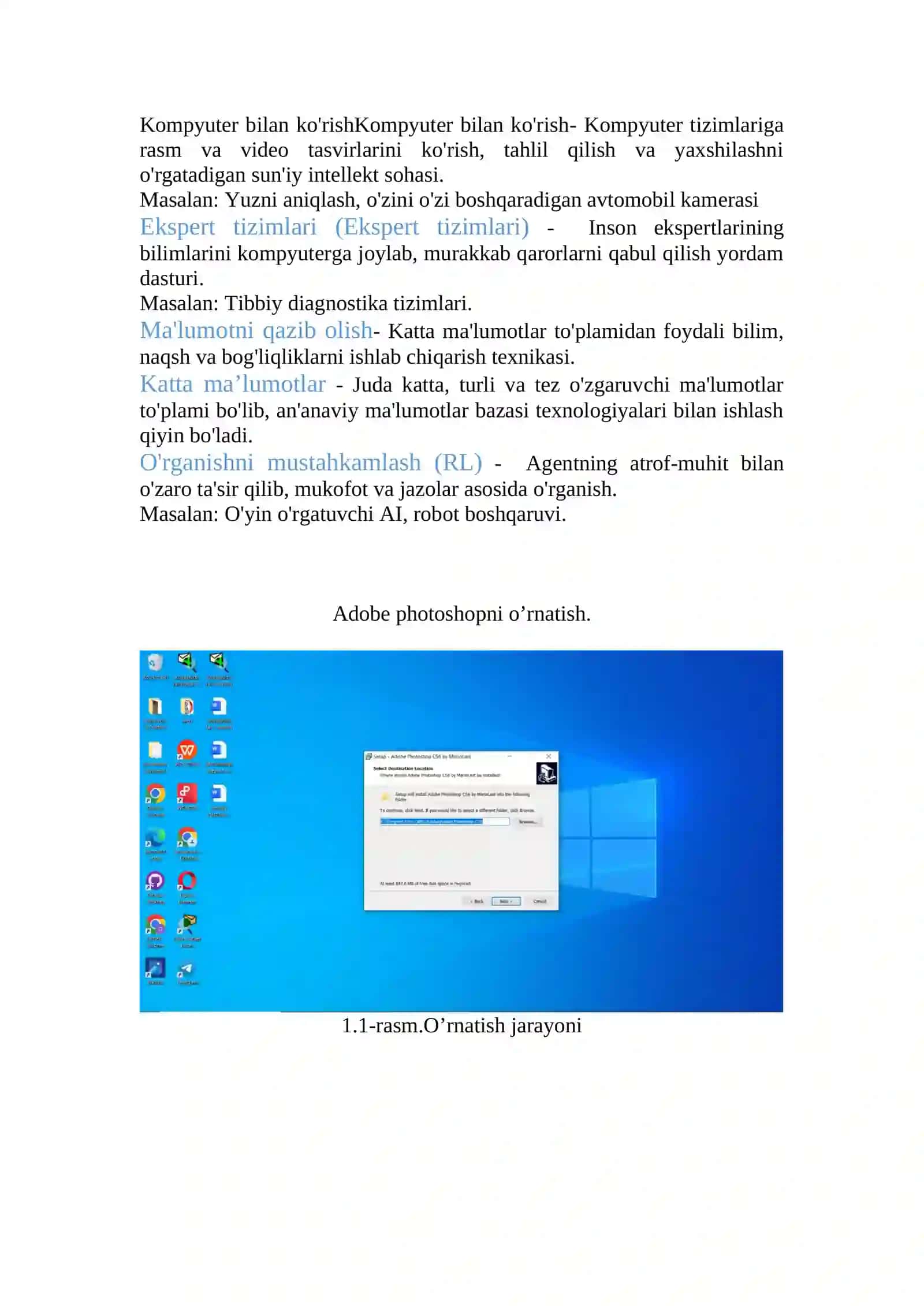 Sun'iy intellekt yo'nalishlari klassifikatsiyasi 2